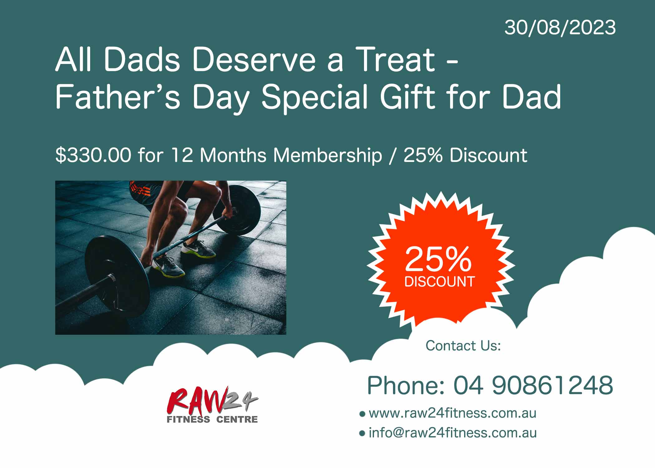 Father's day discount